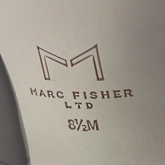 Marc Fisher Taupe YANARA HEELED BOOTIE Pointed Toe US 8.5 - Picture 8 of 12